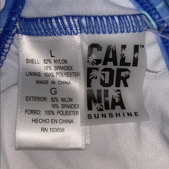 CALIFORNIA SUNSHINE Ruffle 1 pc. Swimsuit - Picture 8 of 10